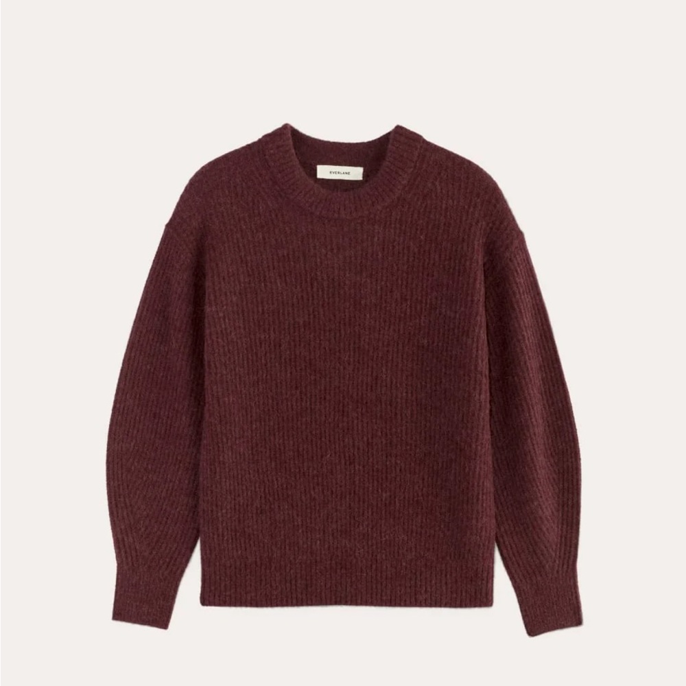 Womens Everlane Burgundy Sweater